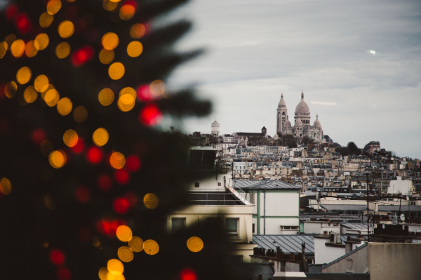 Paris France at Christmas
